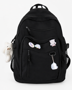 Kayla Girls School Backpack – Aesthetic Nylon Bookbag with 15.6-Inch Laptop Sleeve