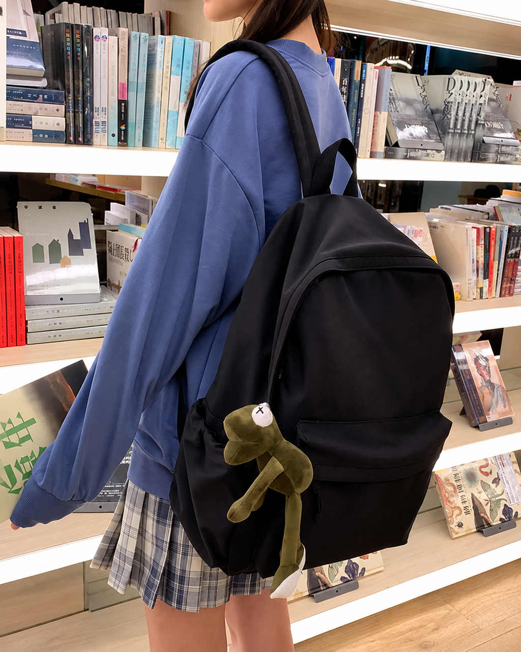 Hailey 24L School Backpack – Water-Resistant Daypack with 14-Inch Laptop Sleeve