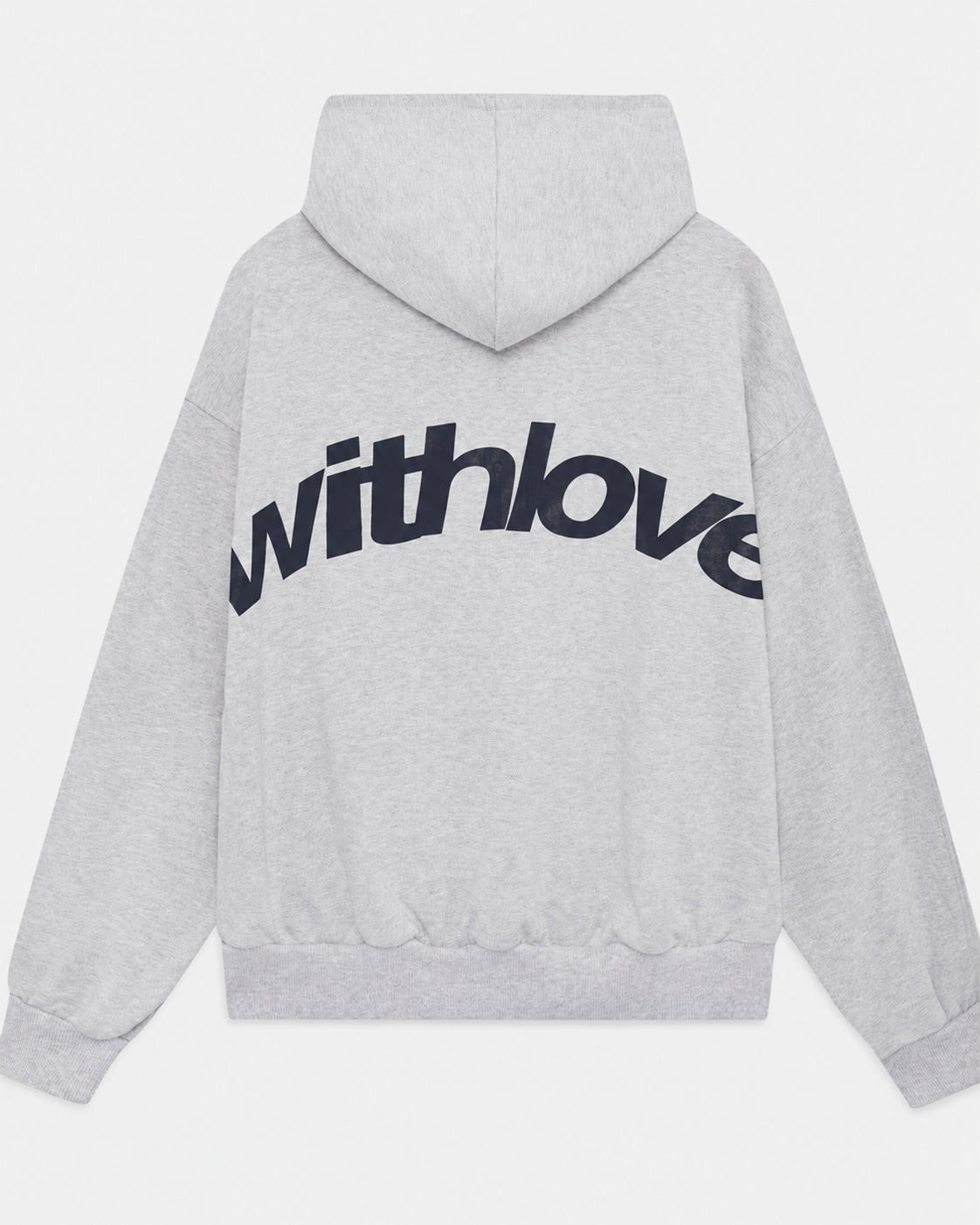 Kenna Women's Cotton Hoodie – Minimalist Gray Pullover with Kangaroo Pocket