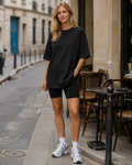 Harper Women’s Oversized T-Shirt – Loose Fit Stretch Cotton Casual Summer Tee