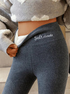 Sophia Women’s Fleece Leggings – Warm Stretch Winter Leggings with Sculpting Fit