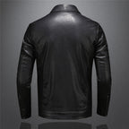 Robert Men’s Leather Jacket – Premium Slim Fit Jacket with Timeless Classic Style