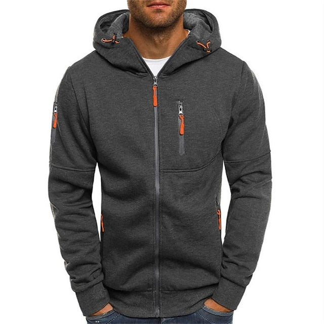 Jaron Men's Cotton Hoodie – Soft Breathable Modern Casual Sweatshirt