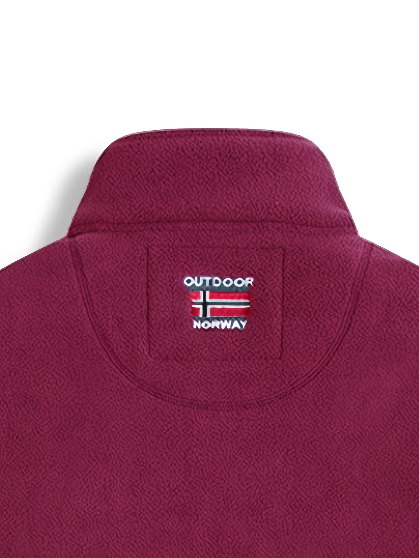 Julius Men's Fleece Jacket – Outdoor Norway High Collar Breathable Warm Layer