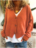 Rowyn Women's V-Neck Knit Vest – Soft Lightweight Casual Chic Layering Top