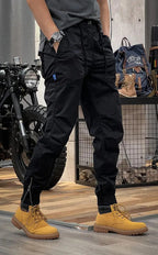 David Men’s Cargo Pants – Stretch Spandex Trousers with Multi-Pocket Comfort Fit