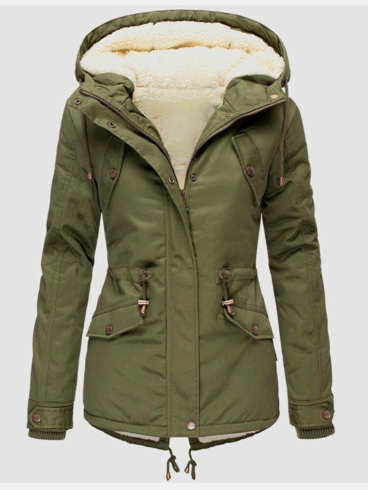 Claire Women’s Winter Jacket – Waterproof Hooded Coat with Warm Insulated Lining