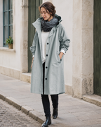 Elizabeth Women's Urban Raincoat – Waterproof Oversized Hood Commuter Coat