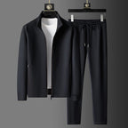 Reynold Men's Tracksuit – Zip Jacket & Slim Fit Pants Smart Casual Set