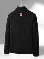 Julius Men's Fleece Jacket – Outdoor Norway High Collar Breathable Warm Layer