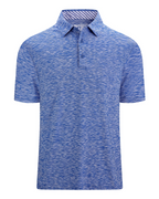 Wesley Men’s Golf Polo Shirt – Quick-Dry Stretch, Moisture-Wicking & UPF 40+