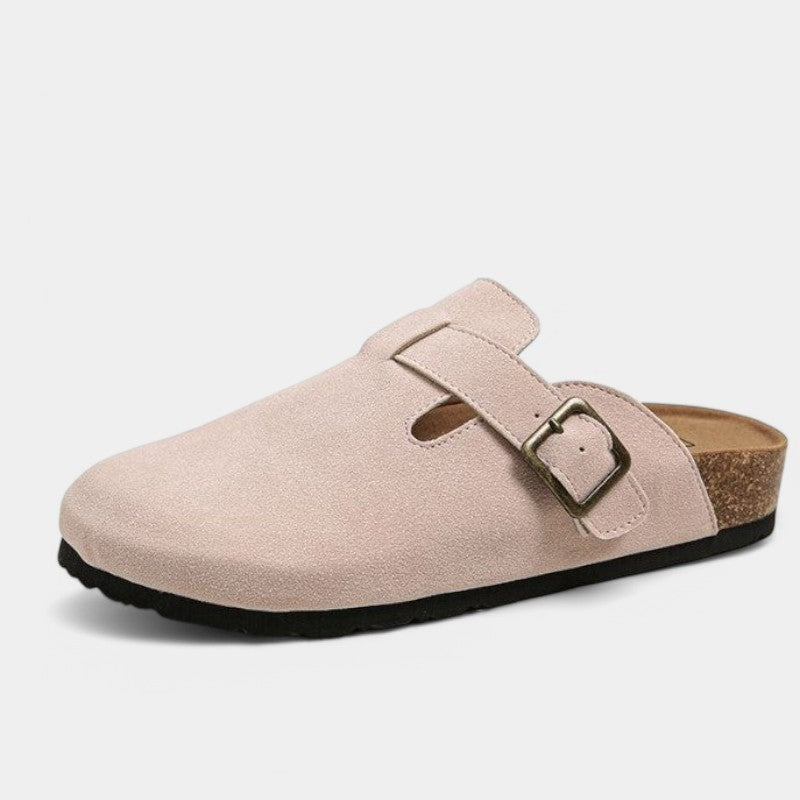 Hollie Women's Clogs – Adjustable Buckle Slip On Shoes for Casual Everyday Comfort