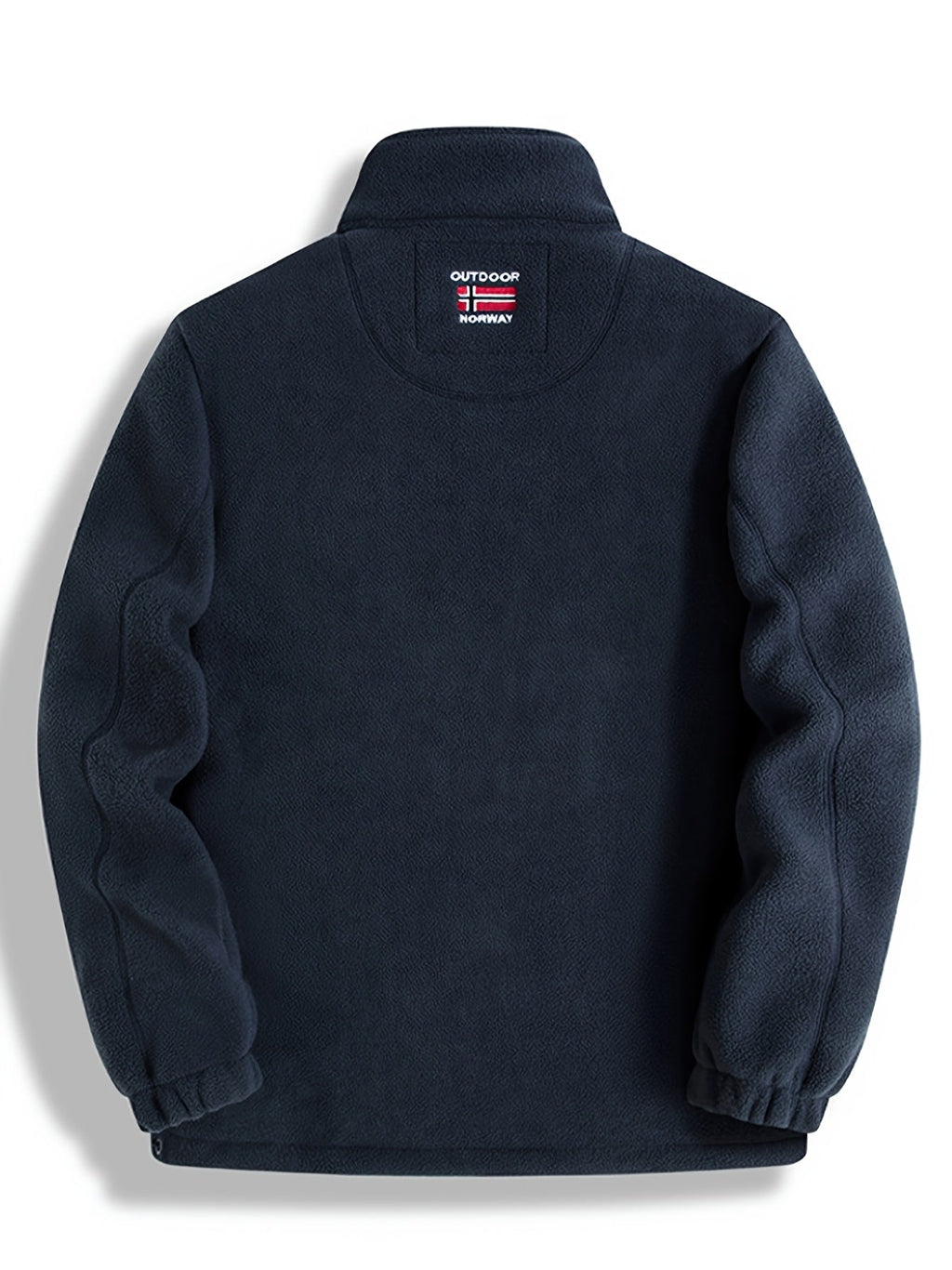 Julius Men's Fleece Jacket – Outdoor Norway High Collar Breathable Warm Layer