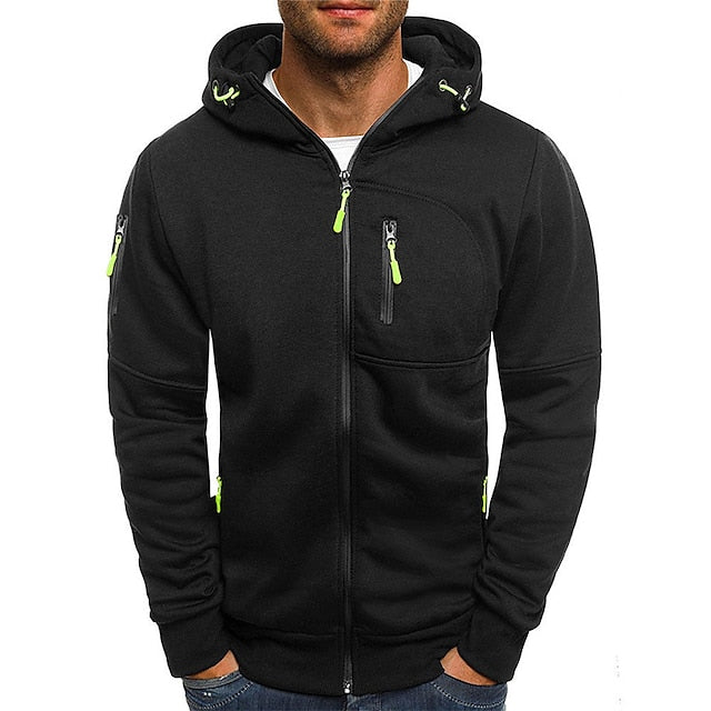 Jaron Men's Cotton Hoodie – Soft Breathable Modern Casual Sweatshirt
