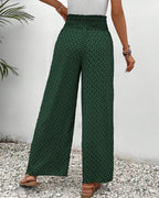 Henriette Women's Wide Leg Pants – High Waist Lightweight Elegant Trousers