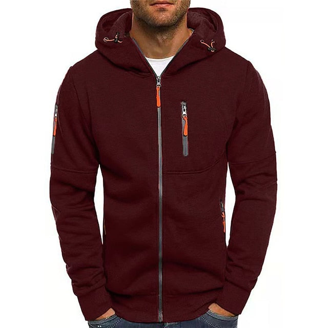 Jaron Men's Cotton Hoodie – Soft Breathable Modern Casual Sweatshirt