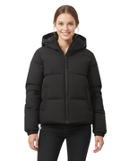Lilah Women's Lightweight Puffer Jacket – Hooded Zip Winter Coat for Travel