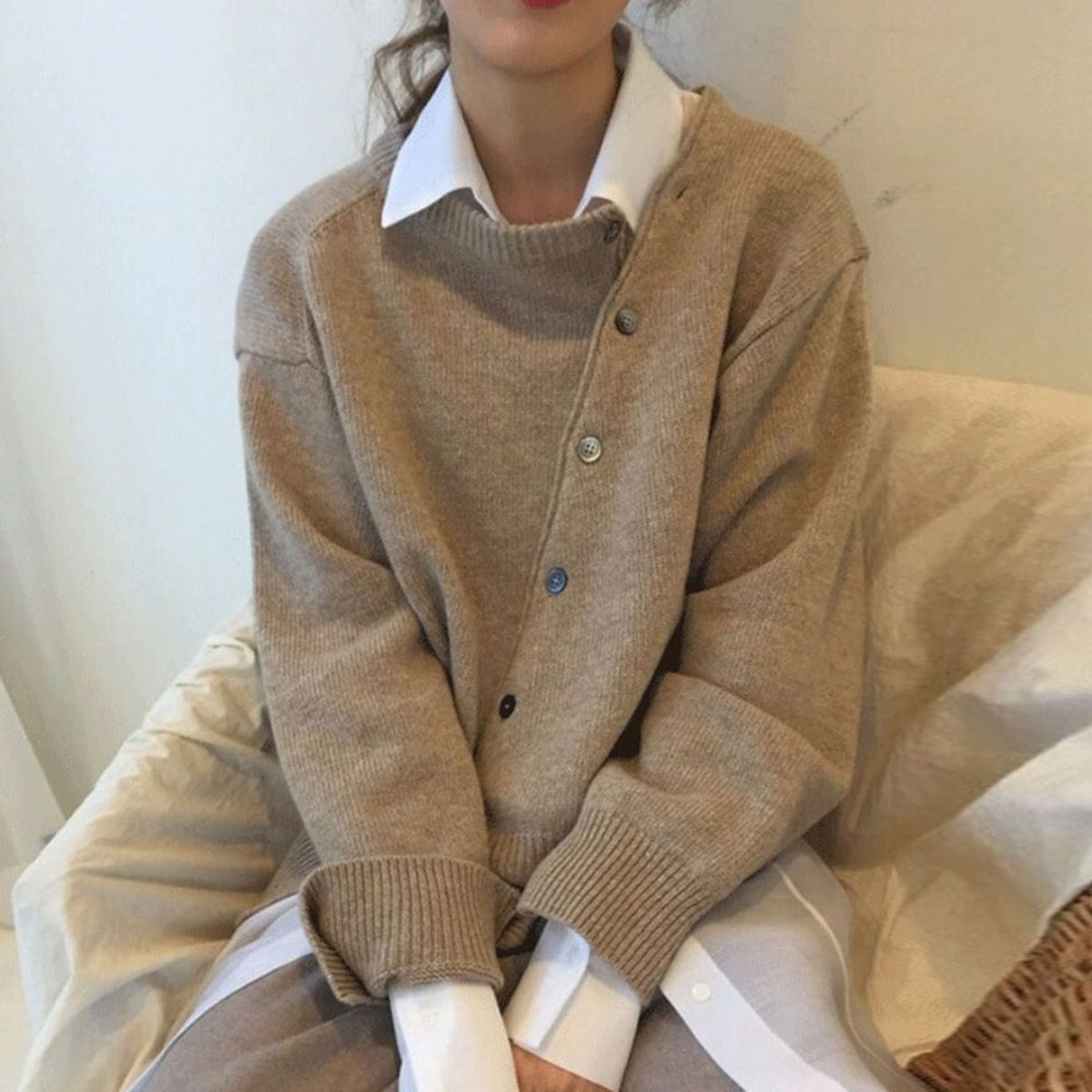 Lucille Women's Cashmere Sweater – Soft Breathable Fall Knit Pullover