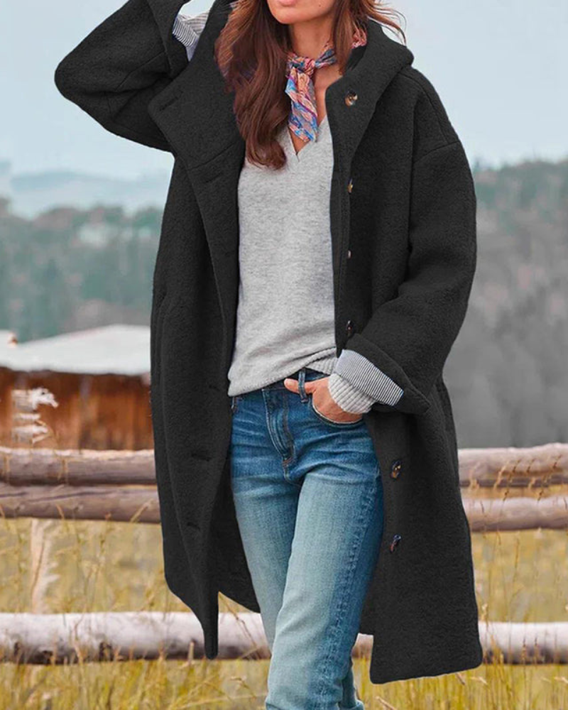 Hadley Women's Hooded Winter Coat – Wind-Resistant Warm Coat for City and Travel