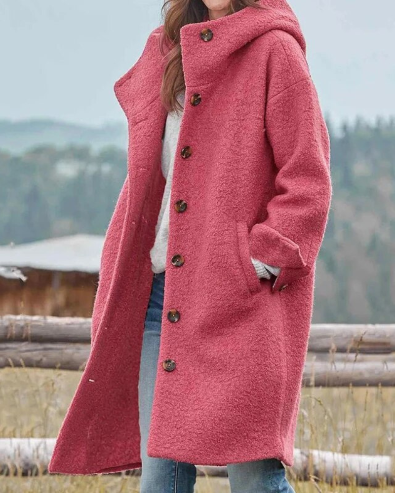 Hadley Women's Hooded Winter Coat – Wind-Resistant Warm Coat for City and Travel