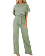 Sophia Women's Jumpsuit – Minimalist Regular Fit One-Piece for Office and Evening Wear