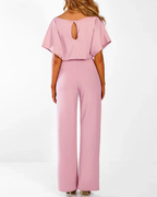 Sophia Women's Jumpsuit – Minimalist Regular Fit One-Piece for Office and Evening Wear