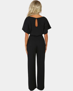 Sophia Women's Jumpsuit – Minimalist Regular Fit One-Piece for Office and Evening Wear