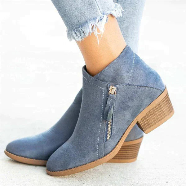 Kendall Women's Leather Orthopedic Boots – Arch Support Comfort Walking Boots