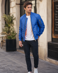 Marius Men's Aviator Jacket – Classic Pilot Style Warm Casual Bomber Coat
