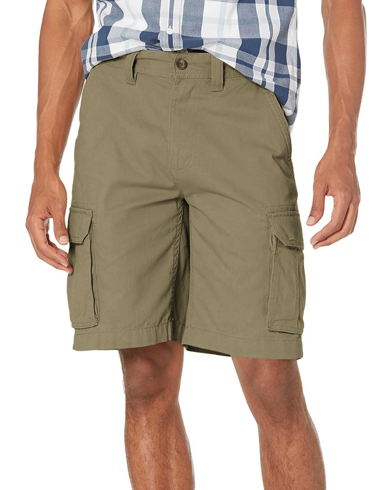 Dawson Men’s Cotton Cargo Shorts – Classic Fit, 10-Inch Inseam & Utility Pockets
