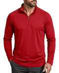 Wesley Men’s Quarter-Zip Sun Shirt – UPF 50+, Moisture-Wicking & Long Sleeves