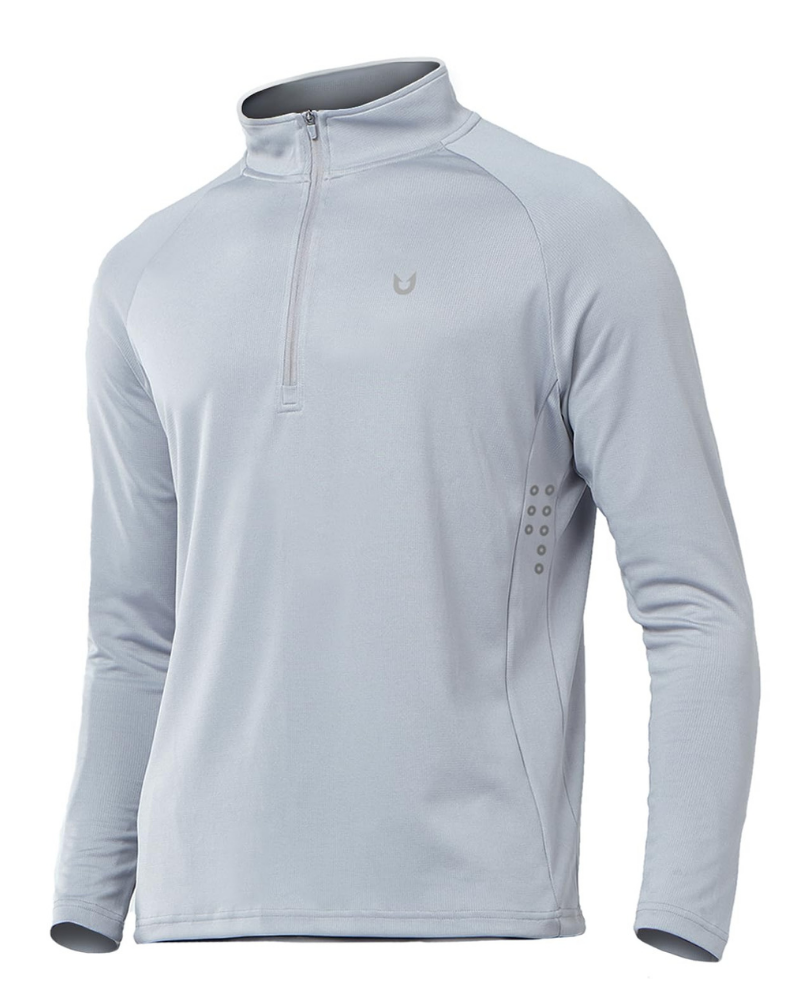 Griffin Men’s Quarter-Zip Running Shirt – Quick-Dry, Reflective & Moisture-Wicking