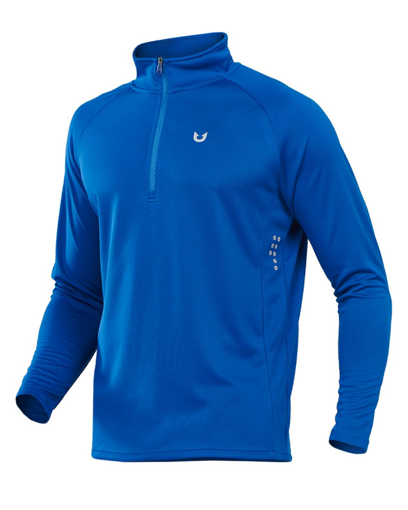 Griffin Men’s Quarter-Zip Running Shirt – Quick-Dry, Reflective & Moisture-Wicking