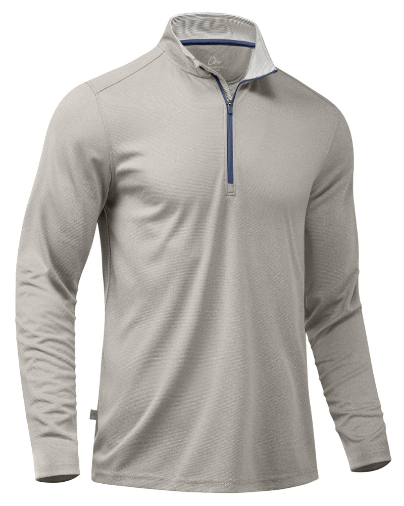 Preston Men’s Quarter-Zip Golf Pullover – Lightweight, Moisture-Wicking & Stretch Fit