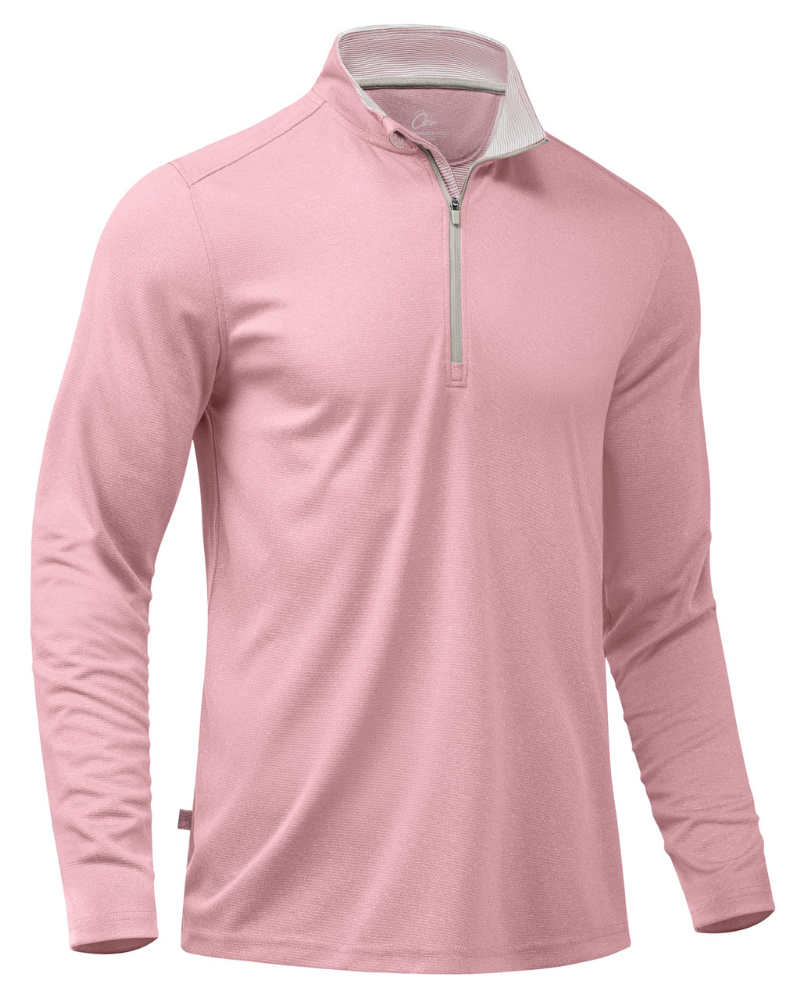Preston Men’s Quarter-Zip Golf Pullover – Lightweight, Moisture-Wicking & Stretch Fit