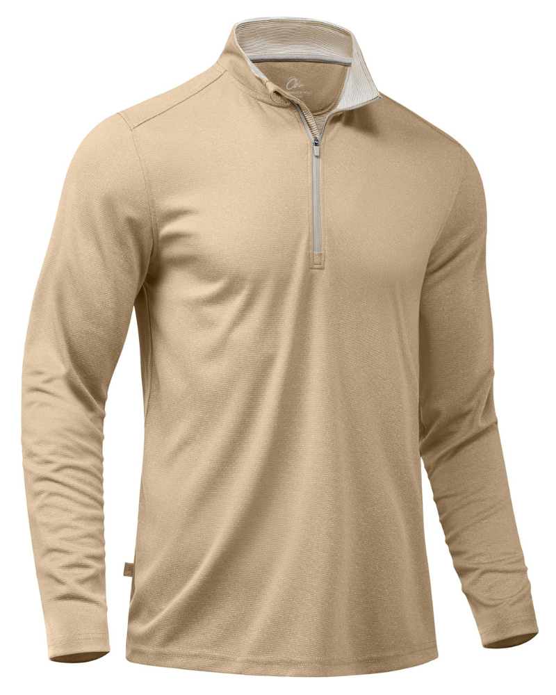 Preston Men’s Quarter-Zip Golf Pullover – Lightweight, Moisture-Wicking & Stretch Fit