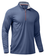 Preston Men’s Quarter-Zip Golf Pullover – Lightweight, Moisture-Wicking & Stretch Fit