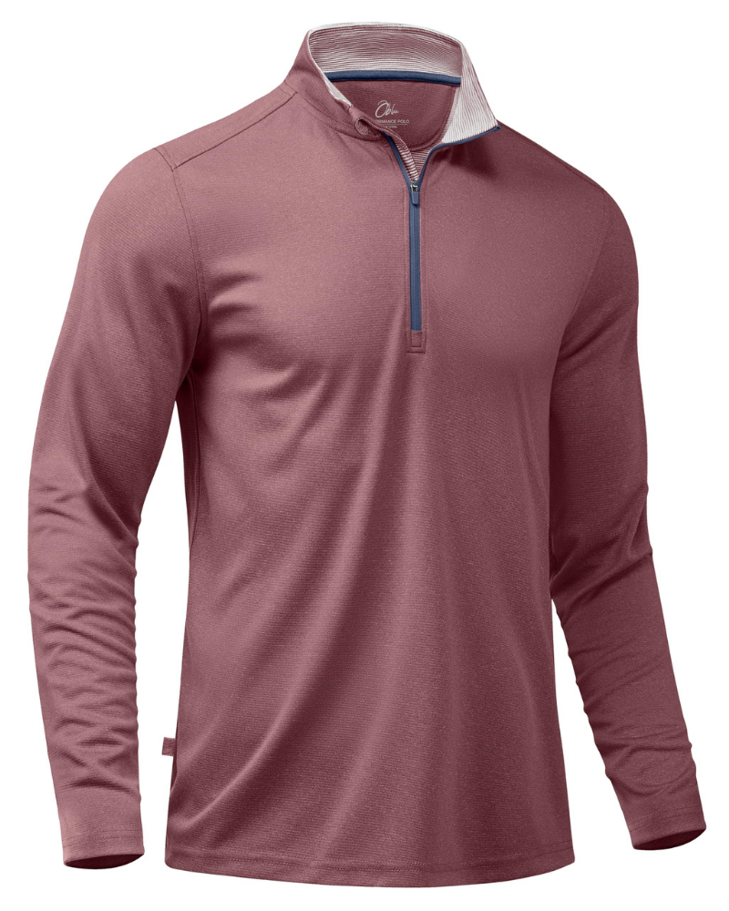 Preston Men’s Quarter-Zip Golf Pullover – Lightweight, Moisture-Wicking & Stretch Fit