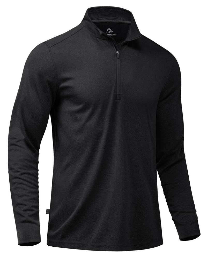 Preston Men’s Quarter-Zip Golf Pullover – Lightweight, Moisture-Wicking & Stretch Fit