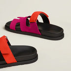 Paula Women's Summer Sandals – Adjustable Straps Cushioned Lightweight Slides