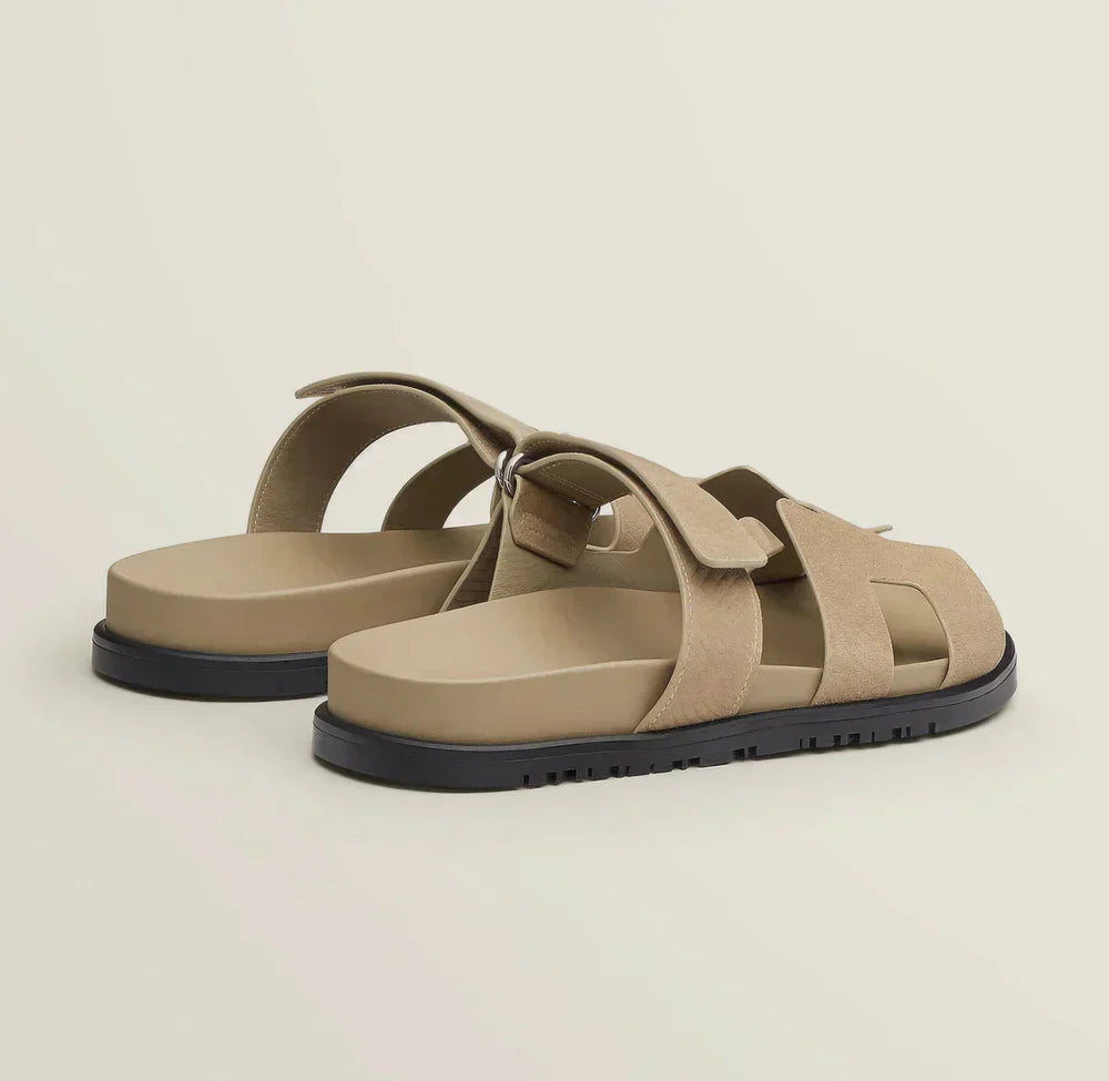 Paula Women's Summer Sandals – Adjustable Straps Cushioned Lightweight Slides