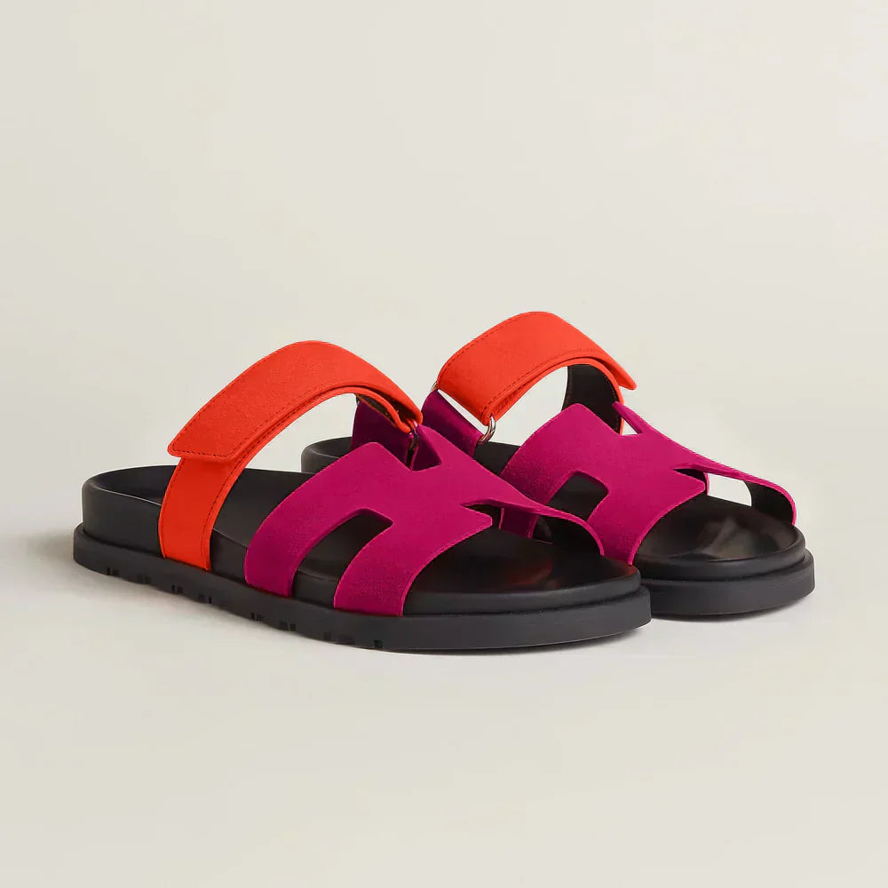Paula Women's Summer Sandals – Adjustable Straps Cushioned Lightweight Slides