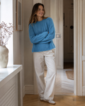 Phoebe Women's Cashmere Sweater – 100% Cashmere Regular Fit Elegant Knit