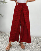 Henriette Women's Wide Leg Pants – High Waist Lightweight Elegant Trousers