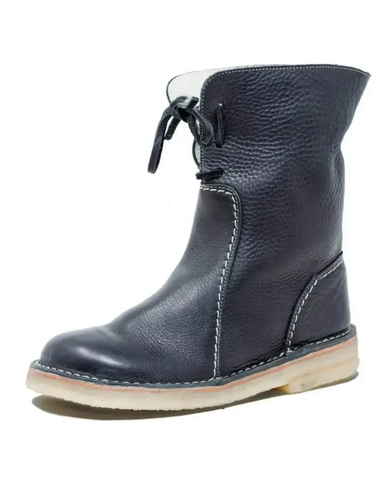 Sophie Women's Faux Fur Lined Boots – Pull-On Weather-Resistant Winter Boots