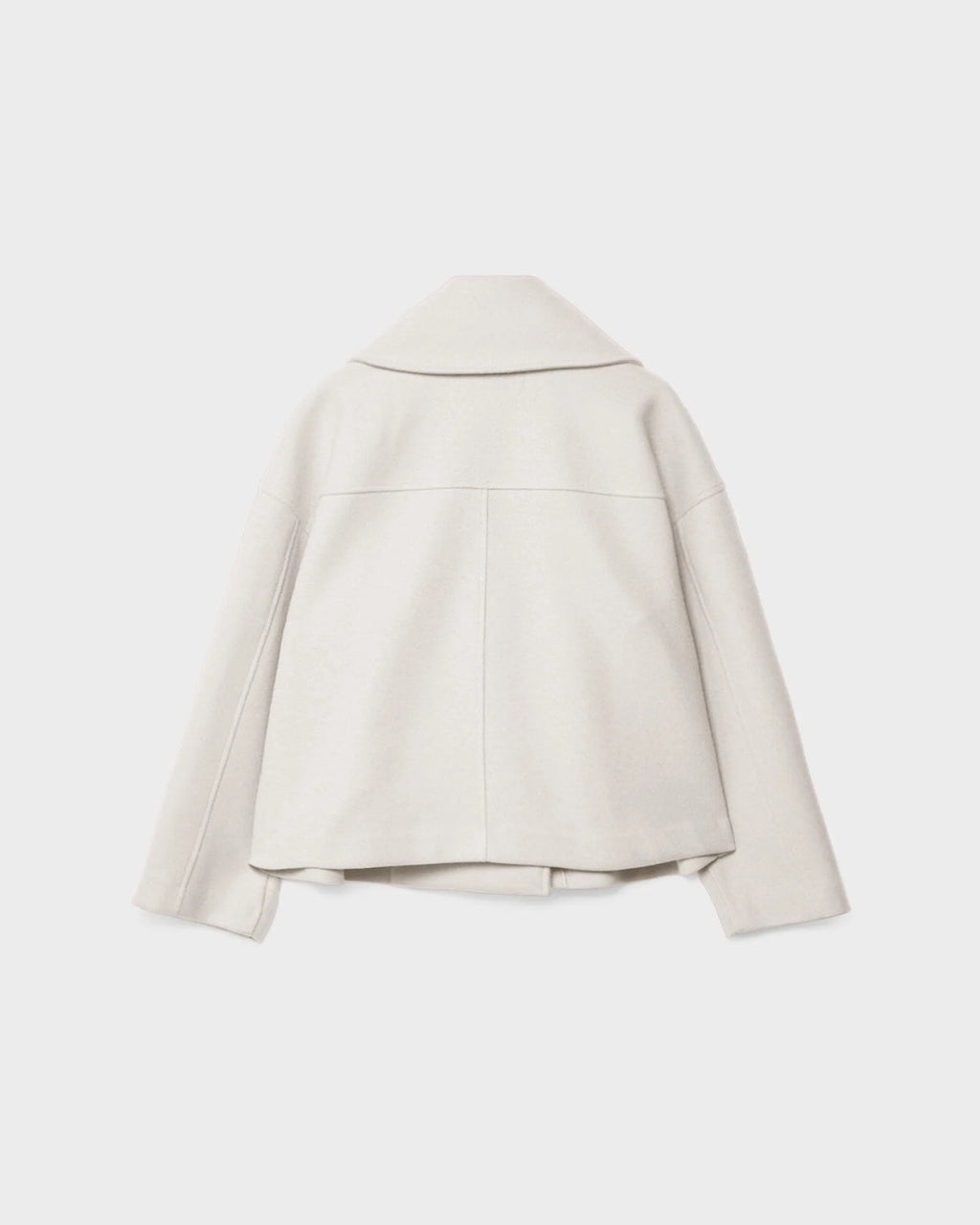 Vanessa Women's Cropped Wool Jacket – Double-Breasted Warm Winter Coat