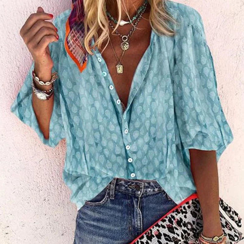 Billie Women's Summer Blouse – Lightweight Breathable Casual Chic Top