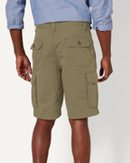 Russell Men’s Cotton Twill Cargo Shorts – Relaxed Fit, 8 Pockets & 11-Inch Inseam