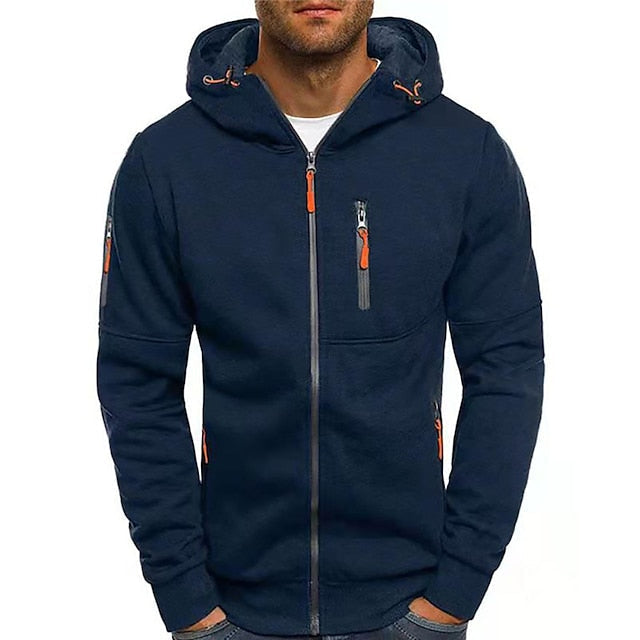 Jaron Men's Cotton Hoodie – Soft Breathable Modern Casual Sweatshirt