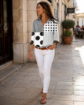Norina Women’s Printed Blouse – Breathable Relaxed Fit Top with Elegant Design